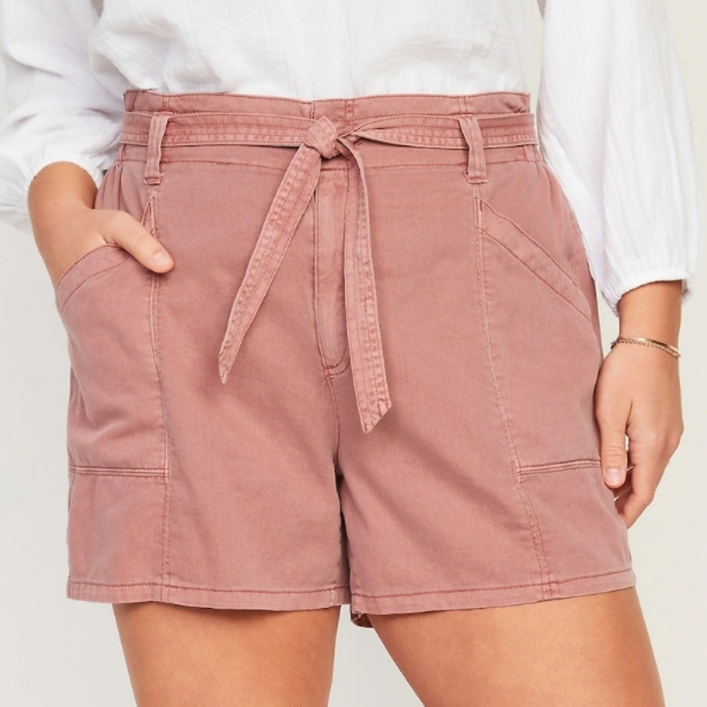 OLD NAVY Work Wear Shorts in Dusty Red sz XL NEW w/ TAGS